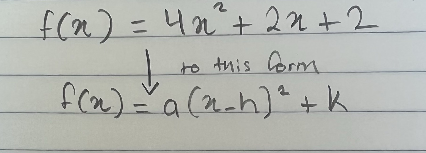 Hello, could you solve this and explain \f