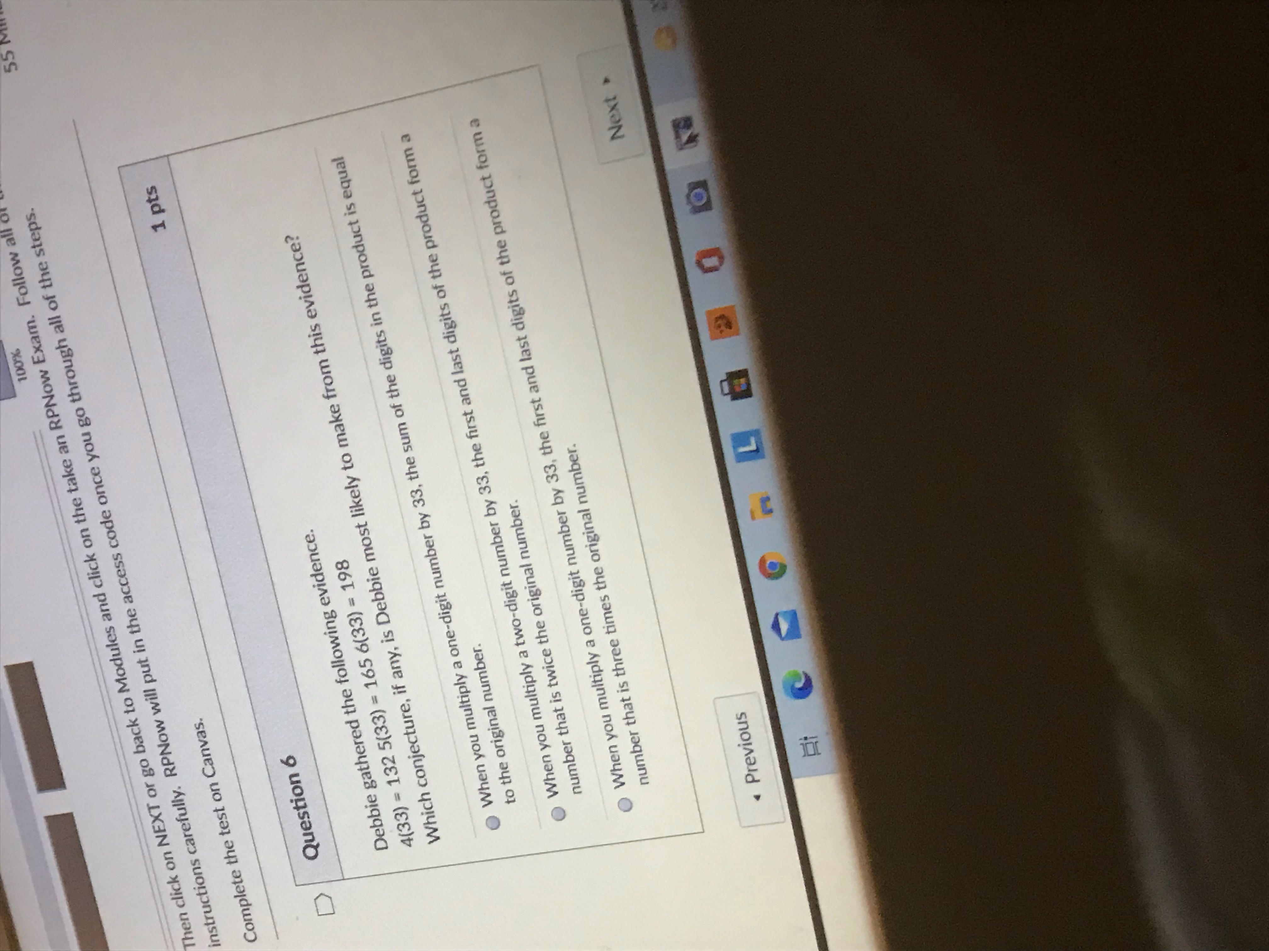 100% Then click on NEXT or go back to Modules and