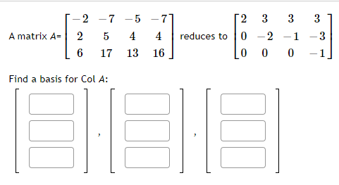 1 to The nullspace of A 3 3 1 is the span of the