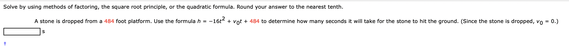 Solve by using methods of factoring, the square