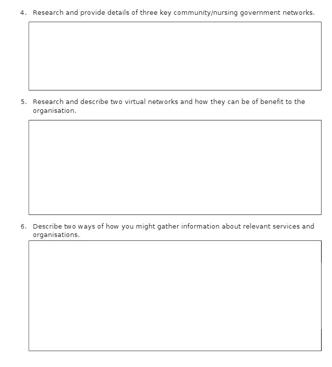 4. Research and provide details of three key