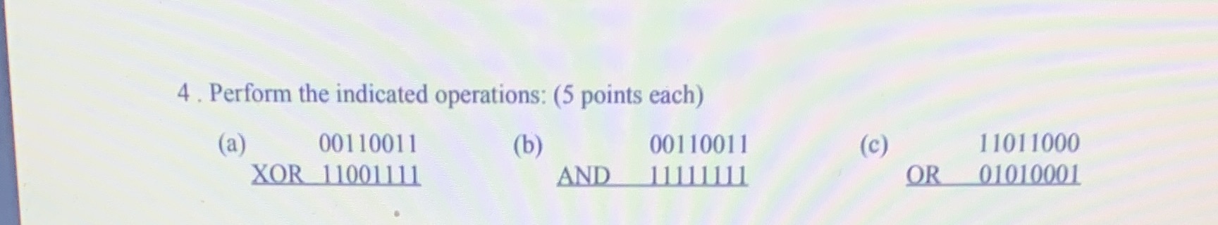 Mathematics & computer science 4 . Perform the
