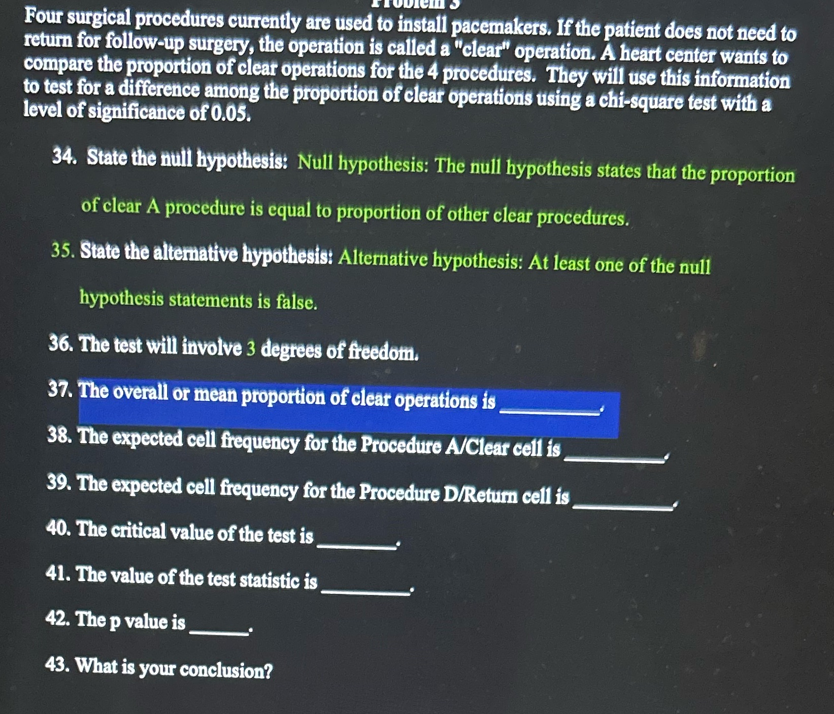 lem s Four surgical procedures currently are used