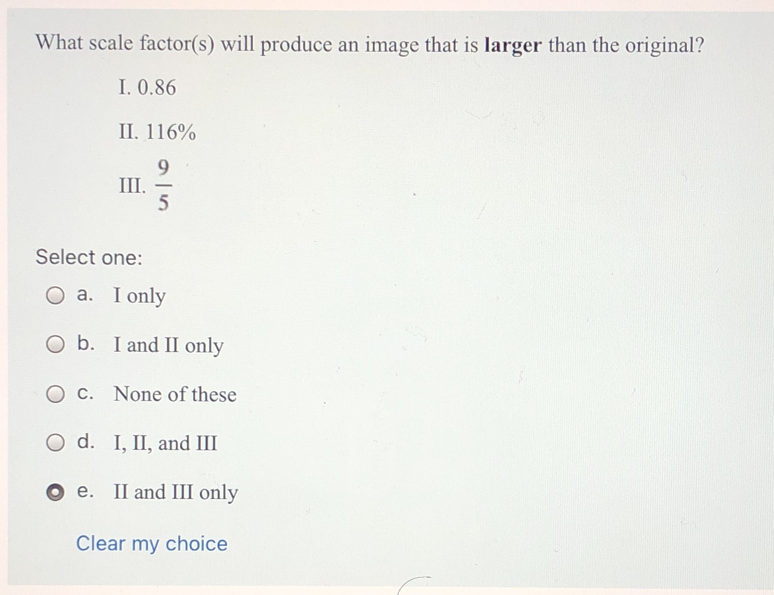 I need help with this question What scale