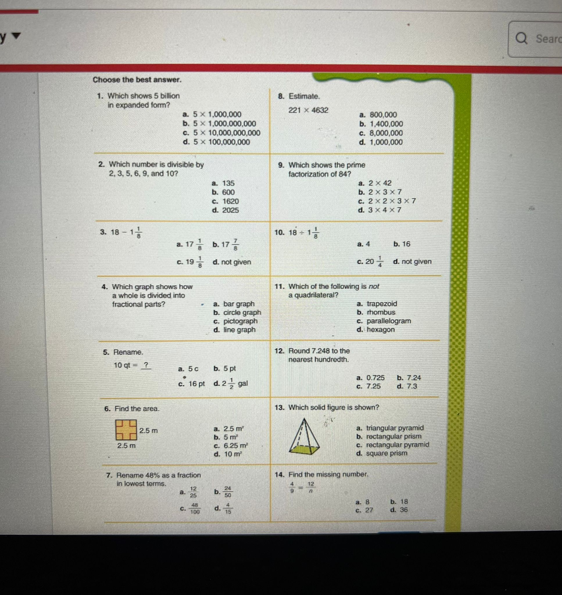 Please answer all the questions (1 through 28) in