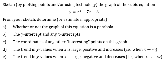 CG3 Q7 Please help Sketch [by plotting poinls