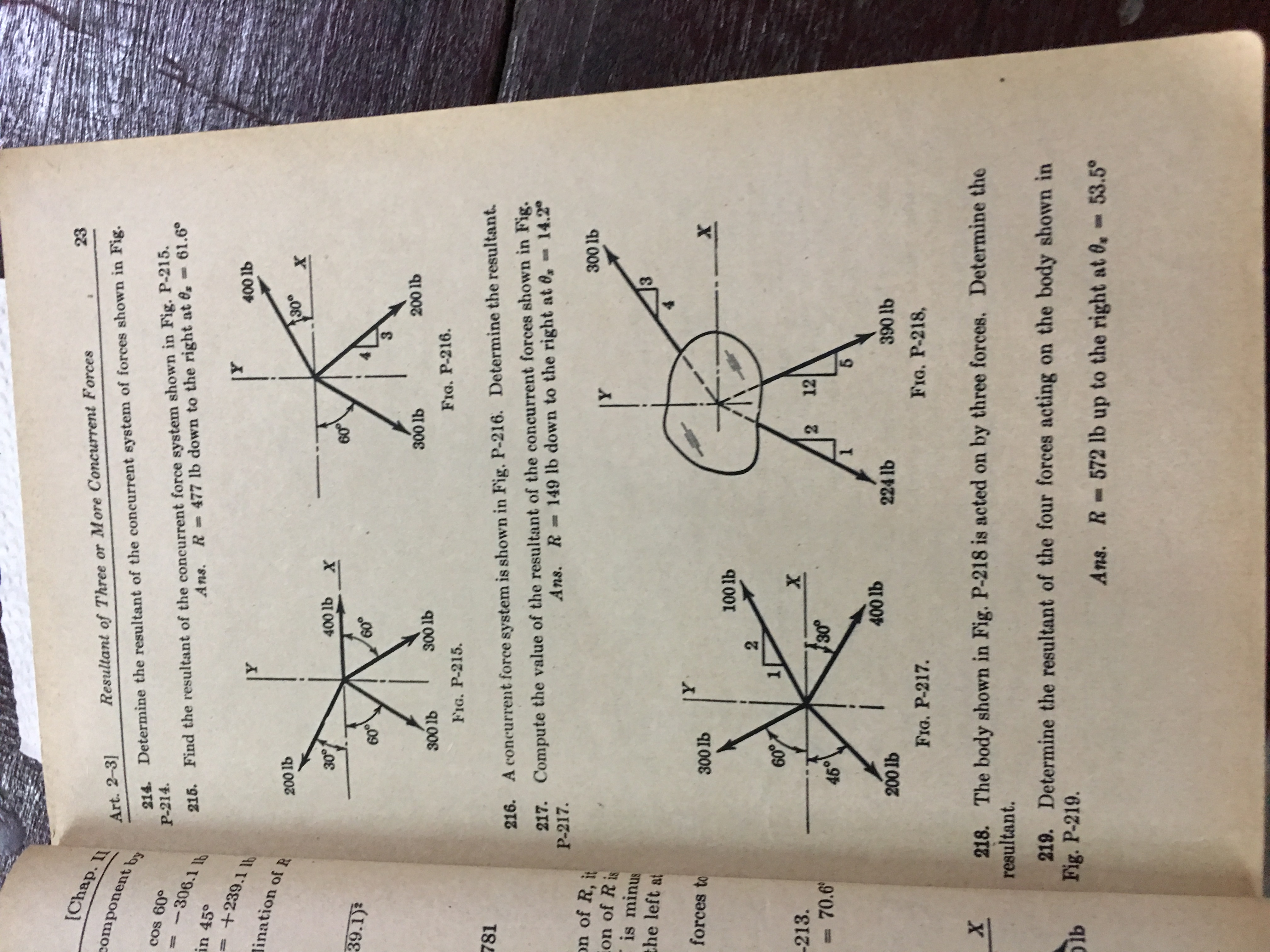 Subject: Statics of Rigid Bodies Resultant of