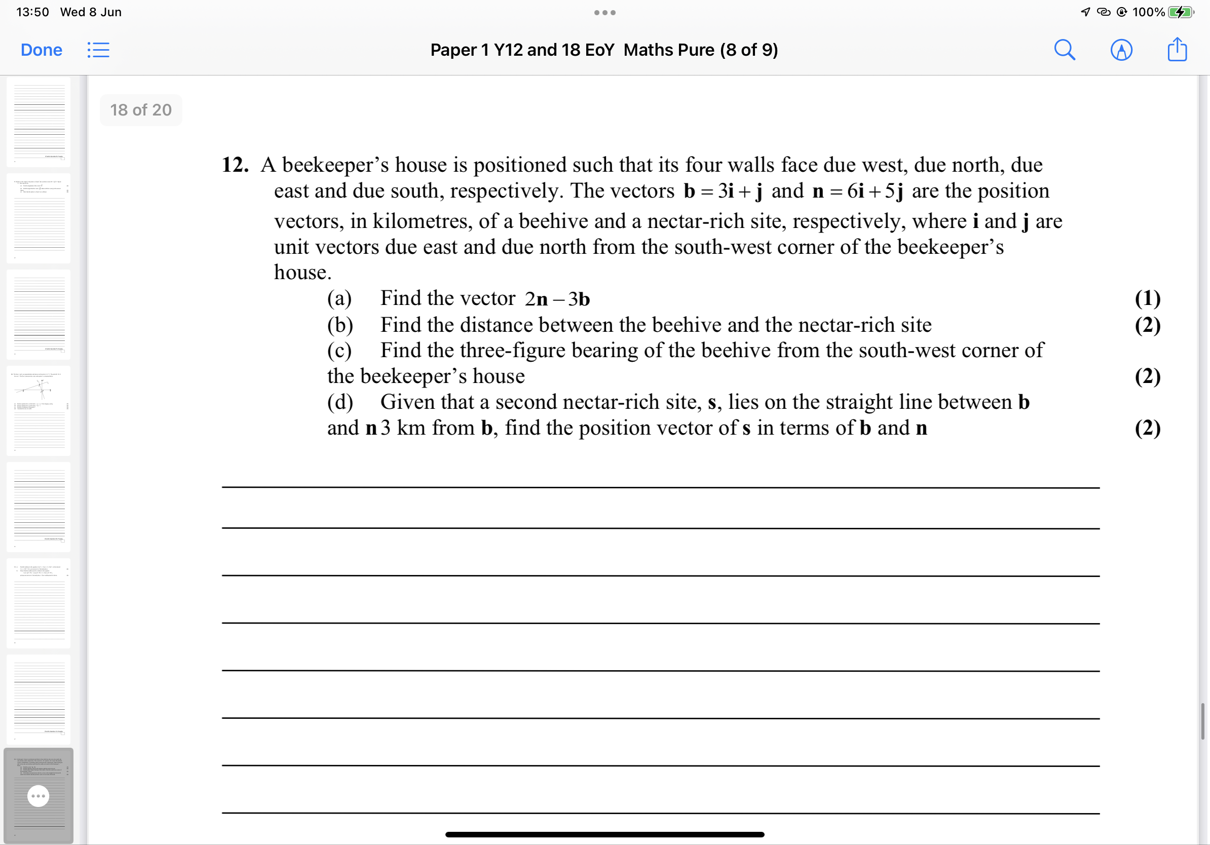 1350 Wed 8 Jun .0. '7 (a) @100%C@' Done SE