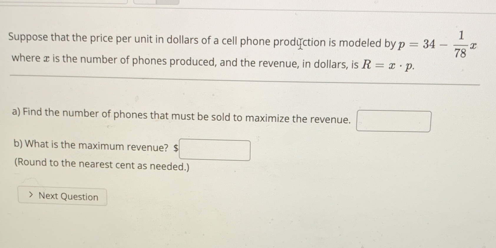 #9 help Suppose that the price per unit in