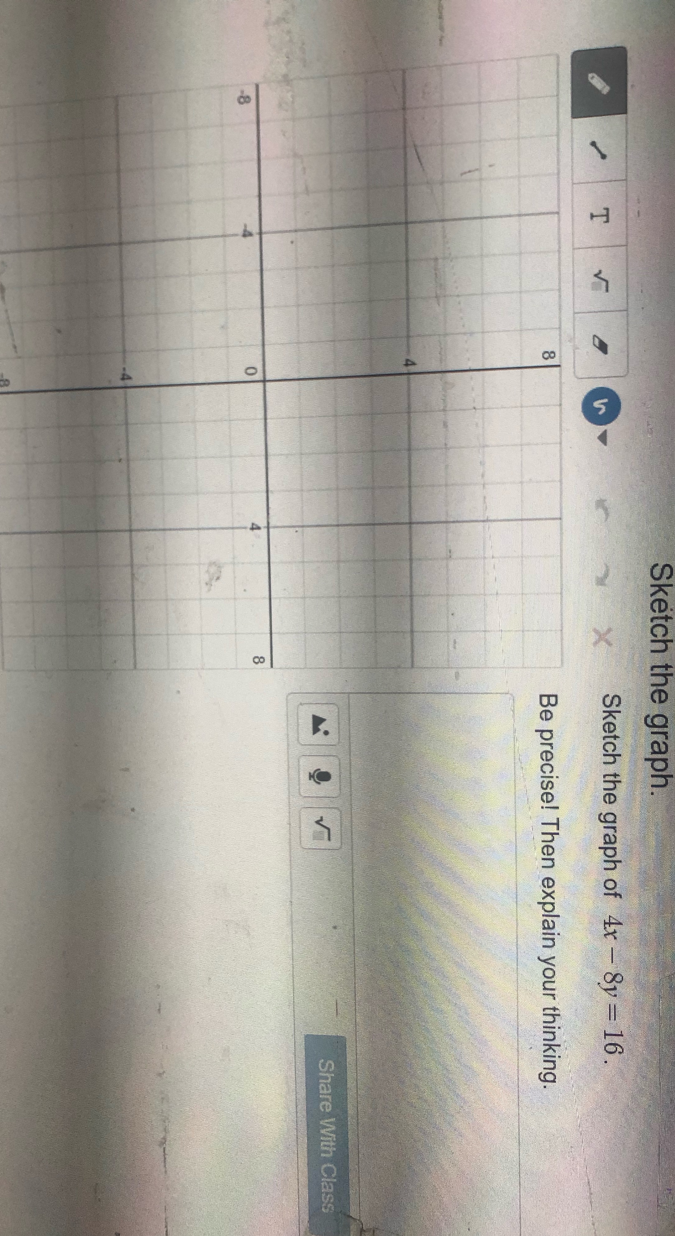 Can you help Sketch the graph. E Sketch the graph