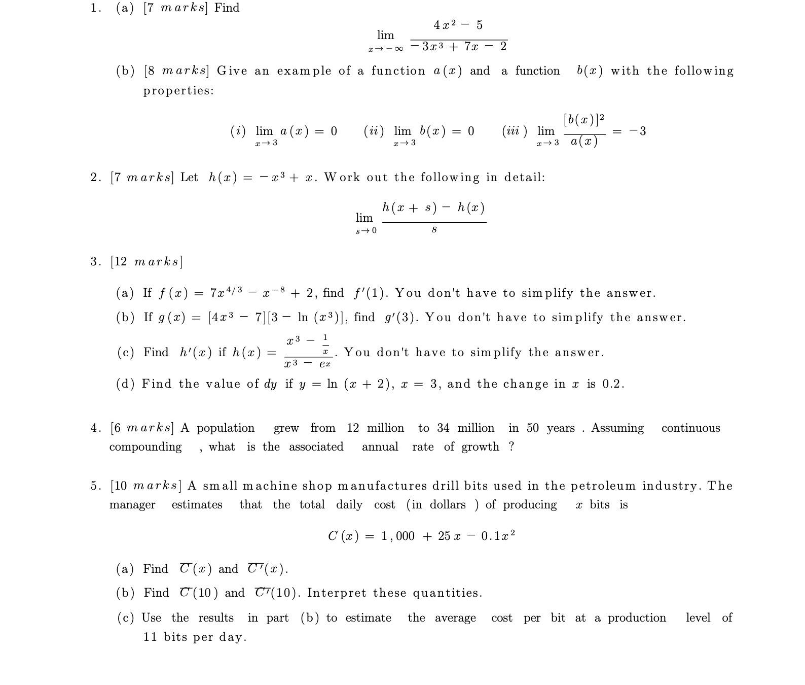 1. (a) [7 marks] Find 4272* 5 hm 34 style=