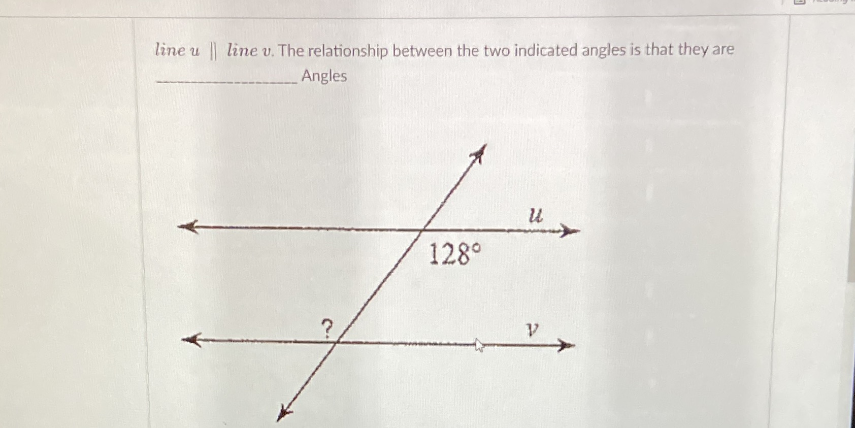 line u line v. The relationship between the two