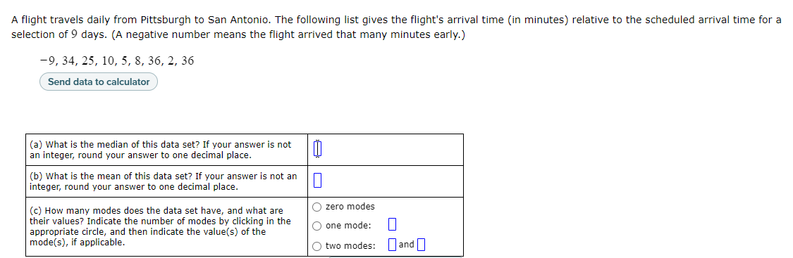 question 1 The following is a list of 14