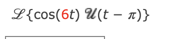 For the following unit step functions, find F(s);