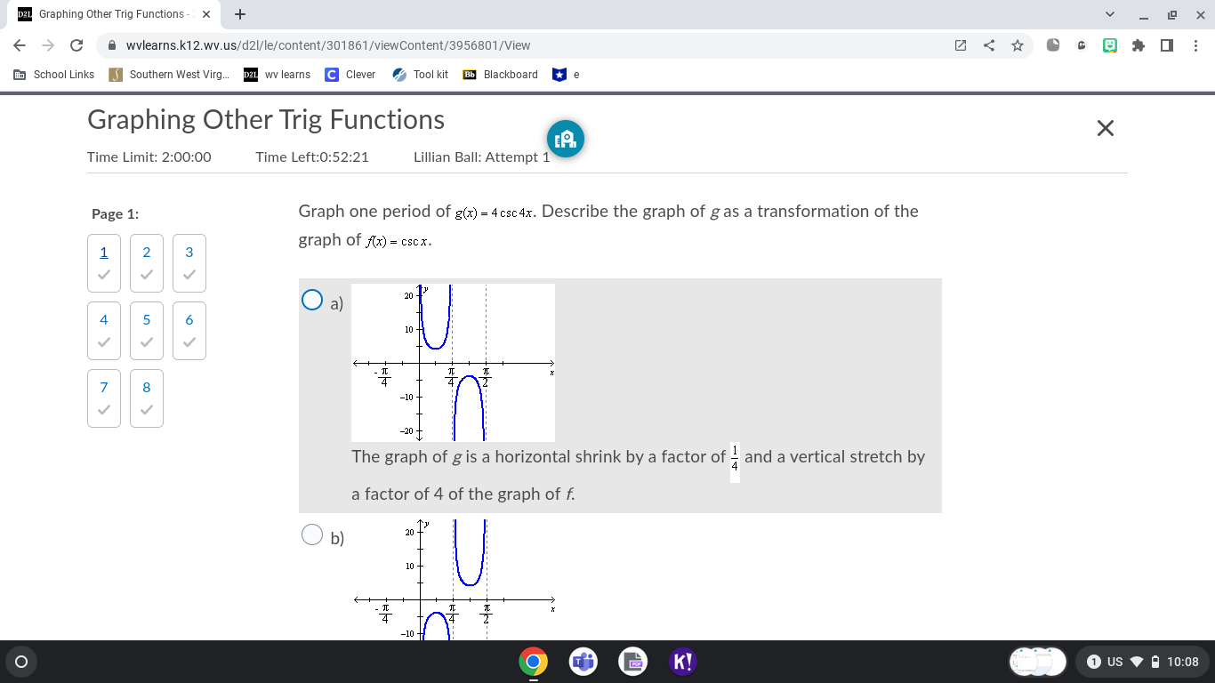 D21 Graphing Other Trig Functions - X + X C