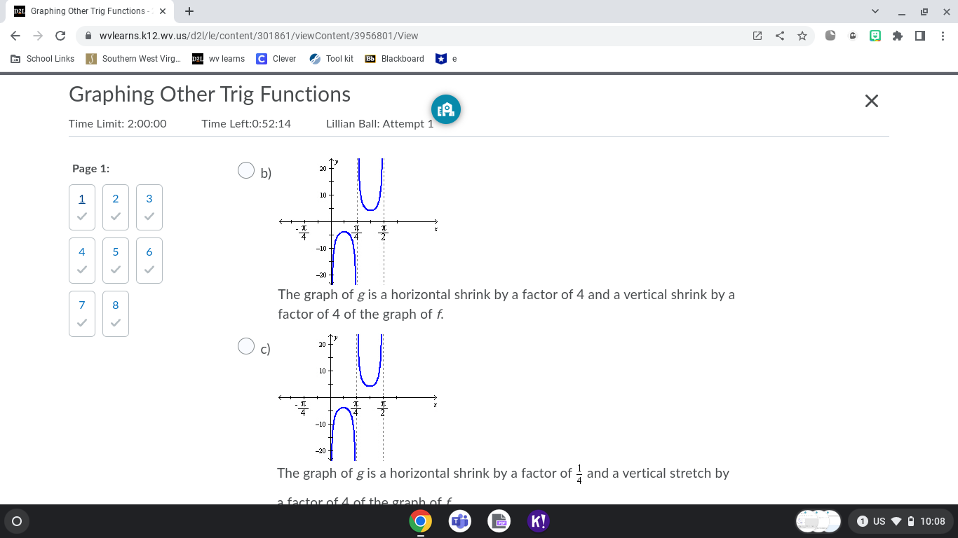 D21 Graphing Other Trig Functions - X + X C