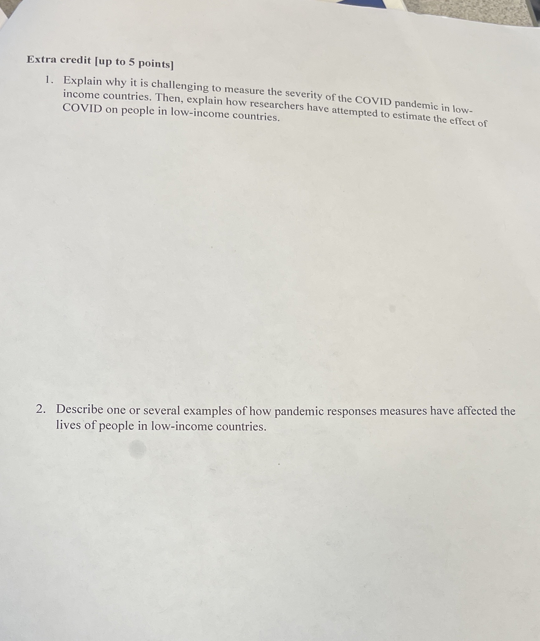Help asap please Extra credit [up to 5 points] 1.