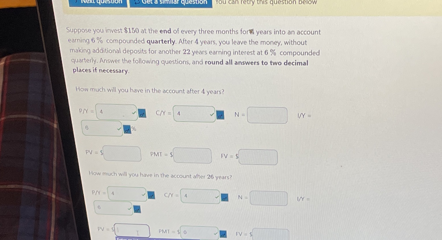 Ivext question Get a similar question You can