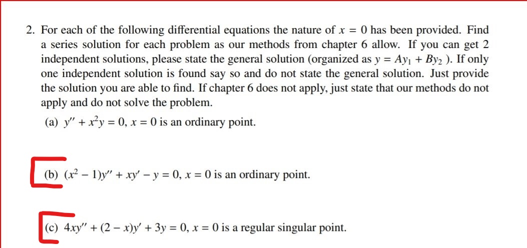 (differential equations: chapter 6 Review of