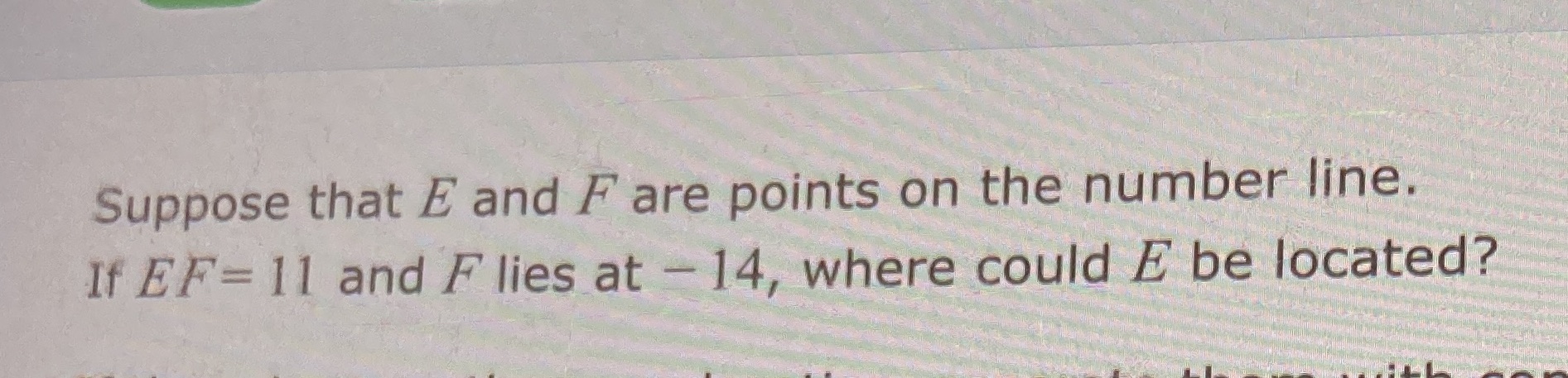 Help please Suppose that E and F are points on