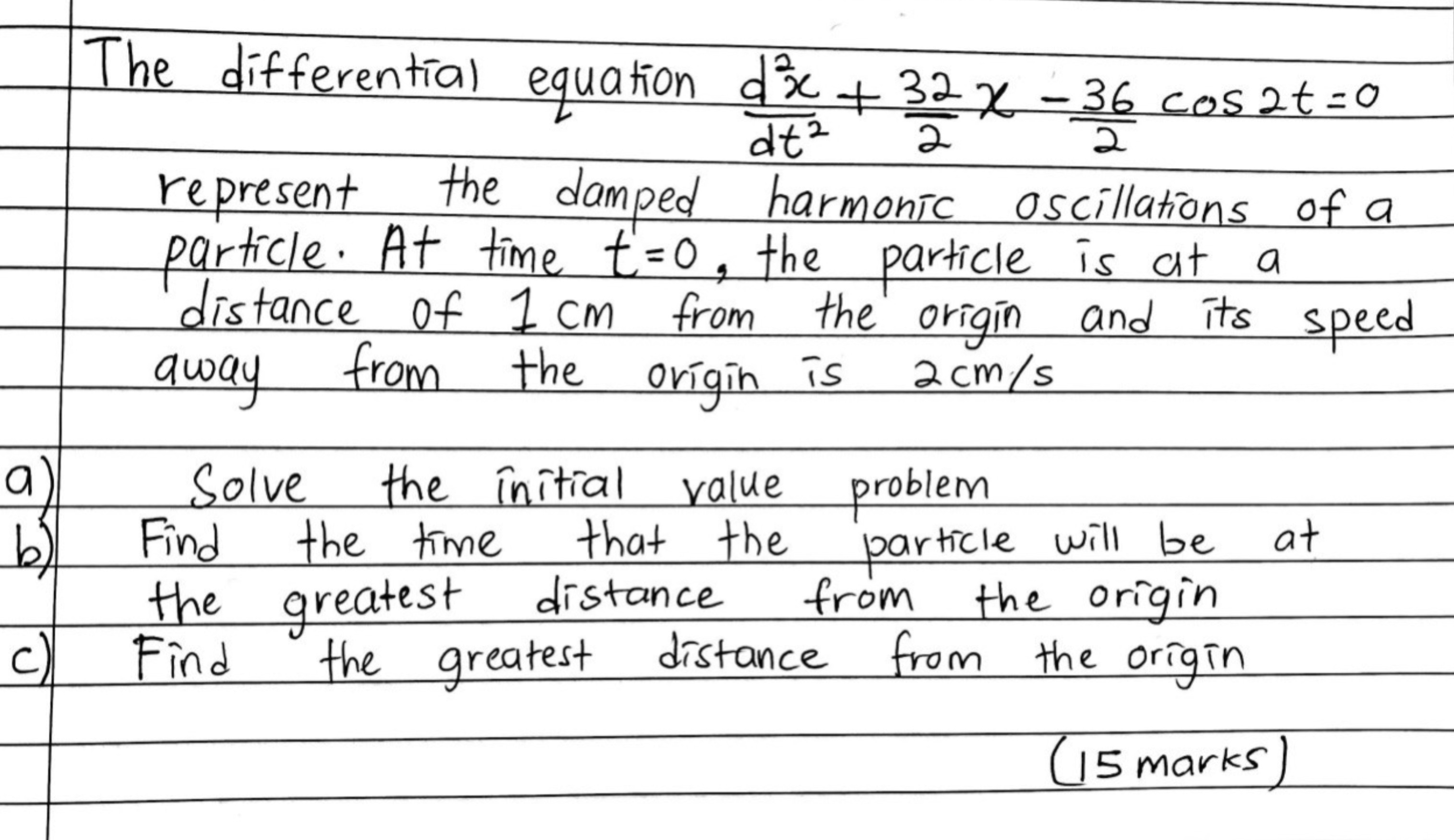 DIFFERENTIAL EQUATIONS .If not clear refer this