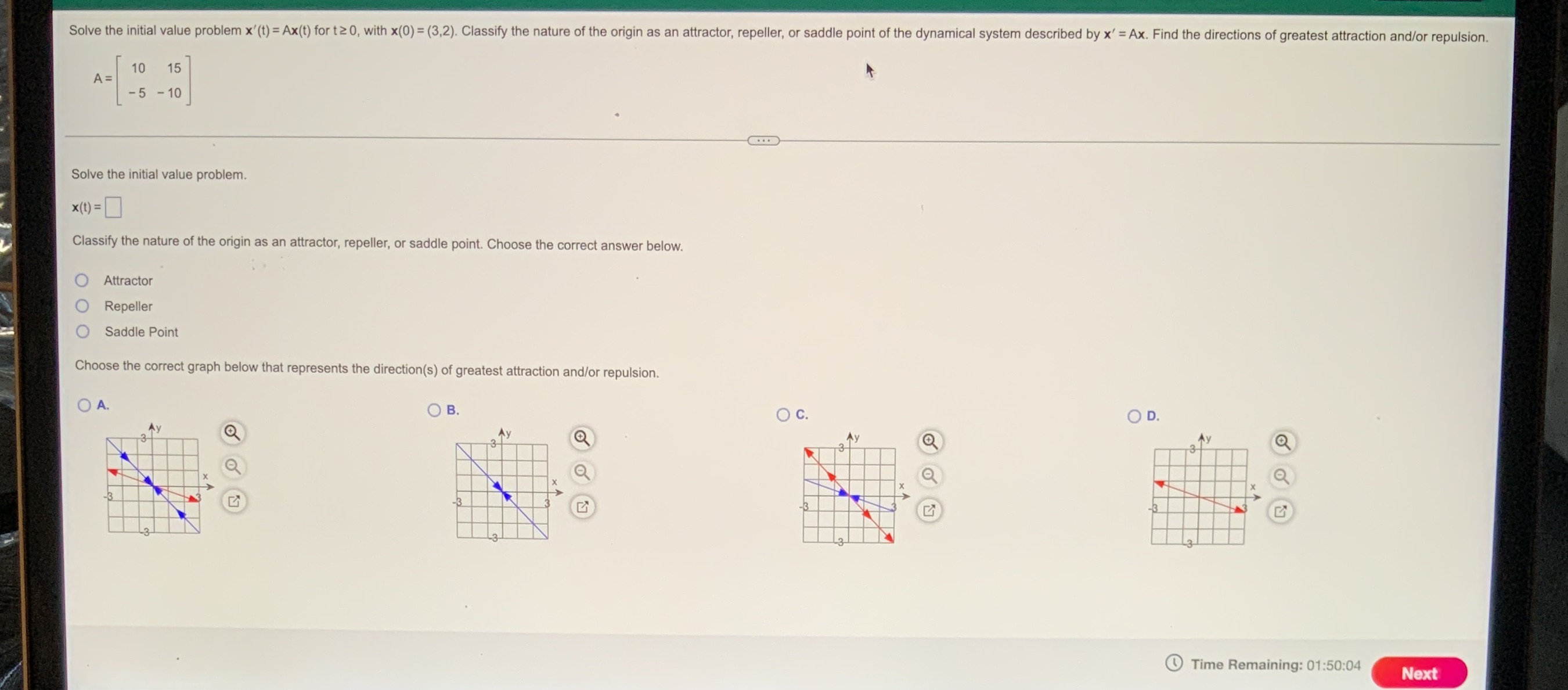 Solve the initial value problem x'(t) =