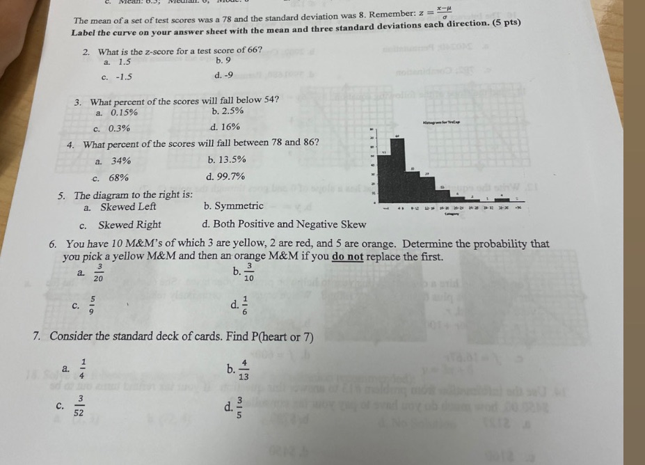 How to solve this problems The mean of a set of