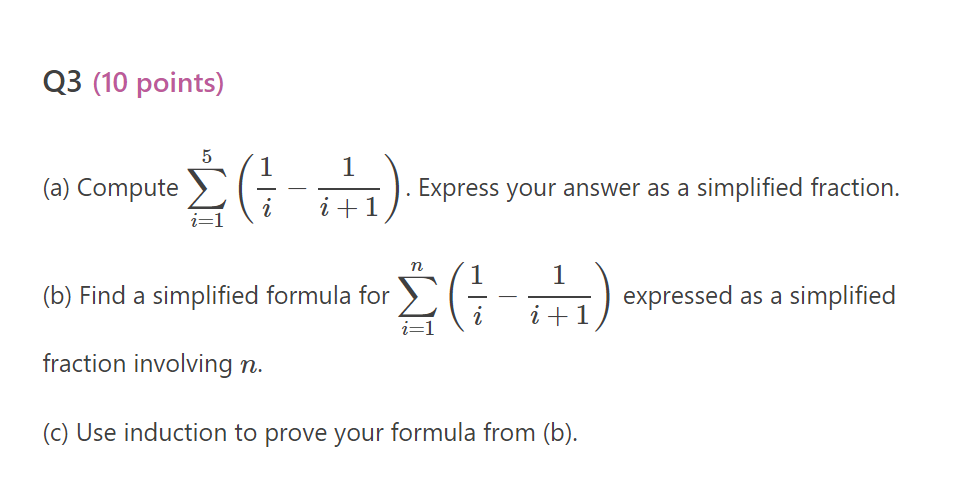 Q3 (10 points) 5 1 1 _ . . . (a) Compute 2 E