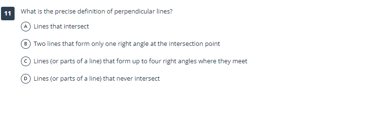 11 What is the precise definition of