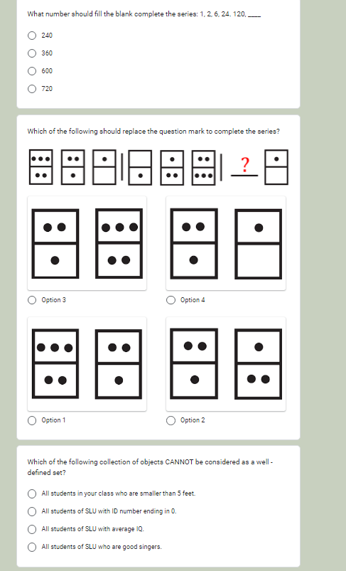 Each of the following sets is countably infinite