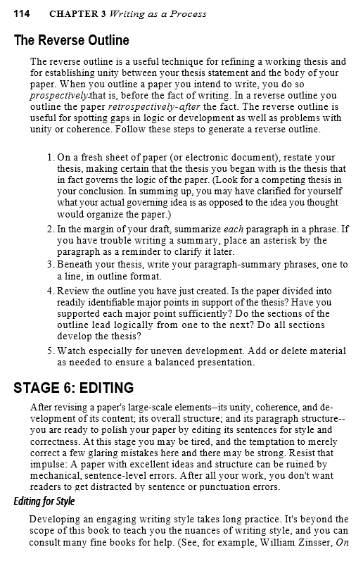 After reading the Revision Reading excerpt posted