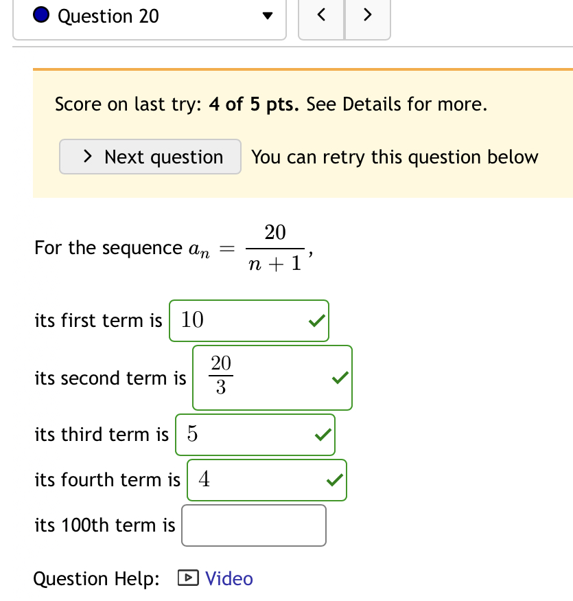 0 Question 20 v <  style=