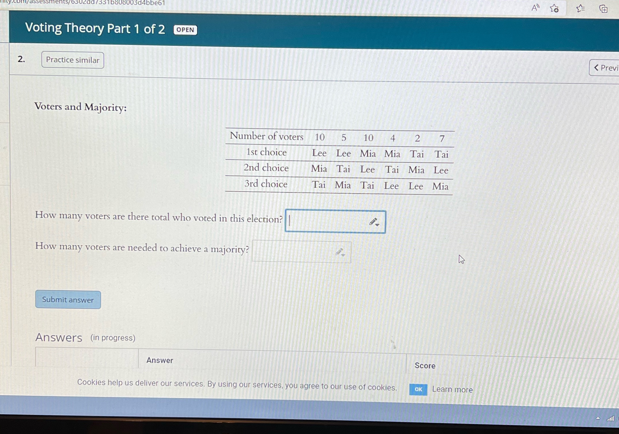 3d46be61 Voting Theory Part 1 of 2 OPEN 2.