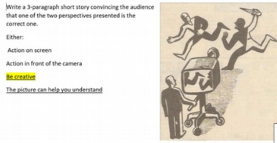 Write a 3-paragraph short story convincing the