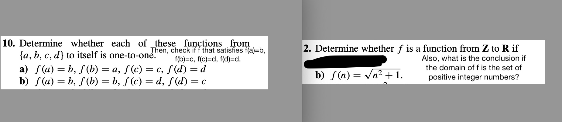 All parts and full explanations please 10.