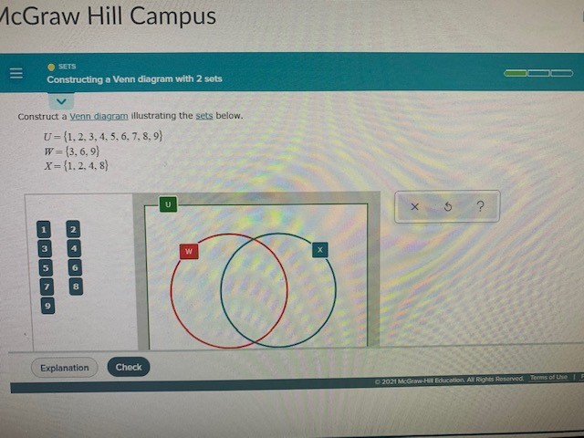 AcGraw Hill Campus E O SETS Constructing a Venn