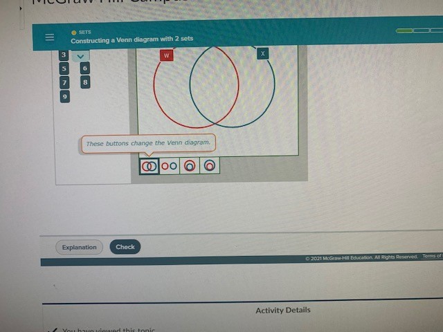 AcGraw Hill Campus E O SETS Constructing a Venn