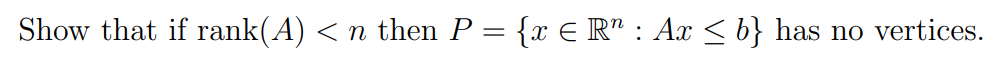 P is a nonempty polyhedron, please answer