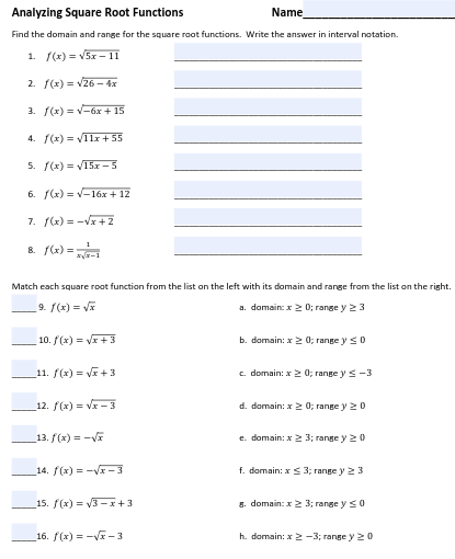 Analyzing Quadratic Functions Name Graph the