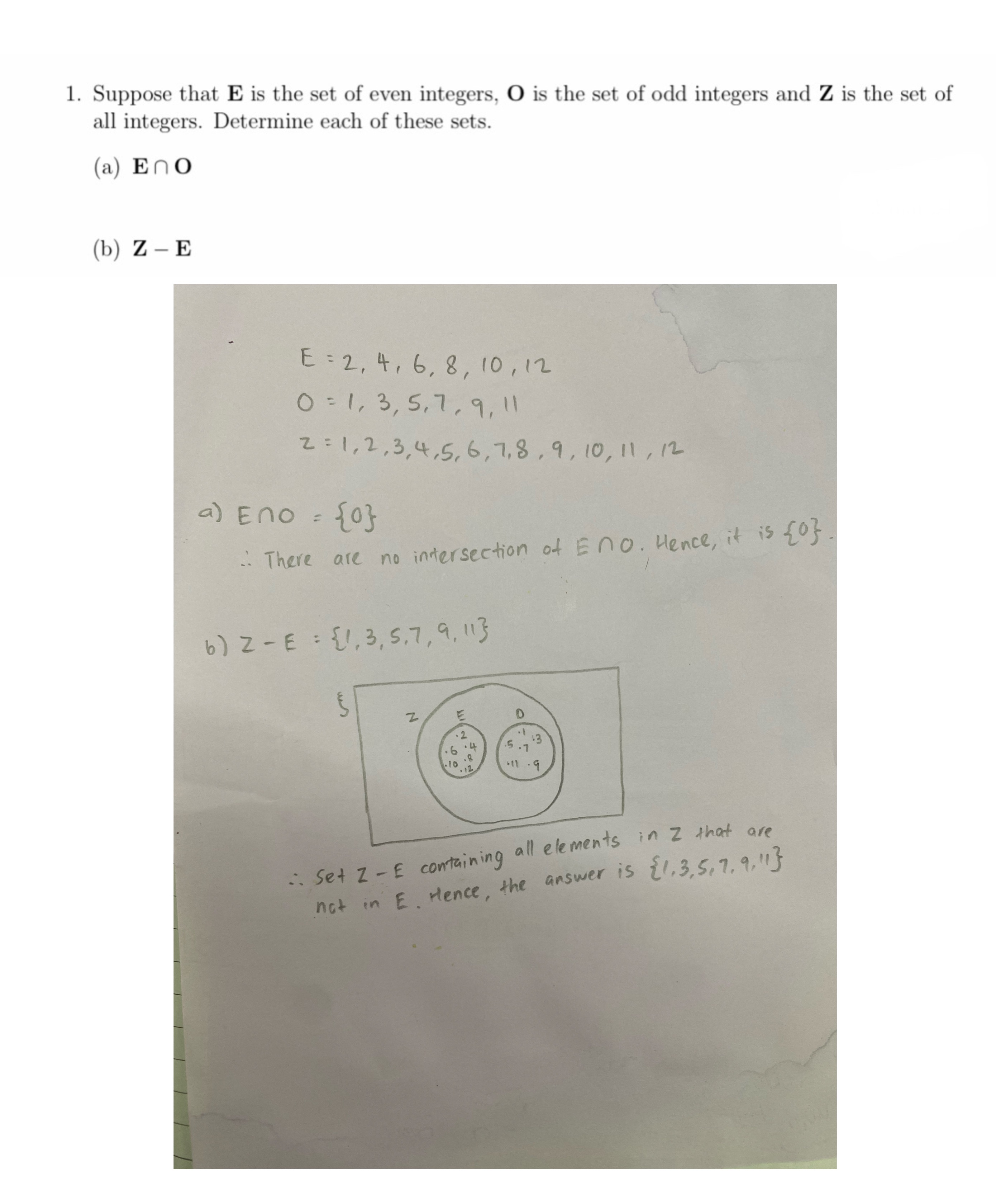 I need help by confirming my answer of this