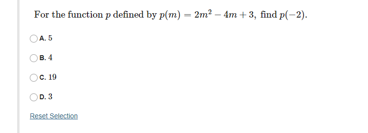 Complete the function table. Input (n) Output (n
