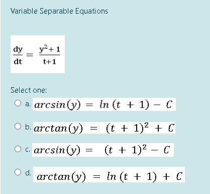 Please choose the correct letter no need for
