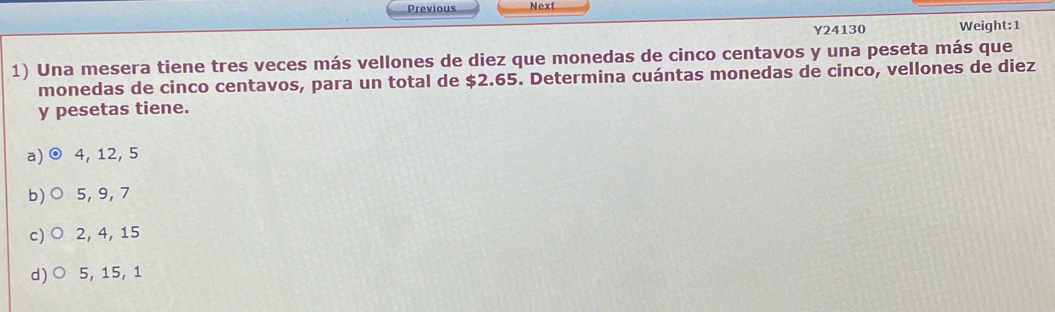 Previous Next Y24130 Weight: 1 1) Una mesera