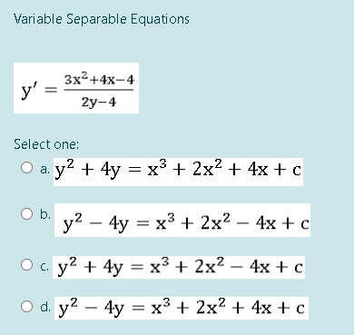 Please choose the correct letter no need for