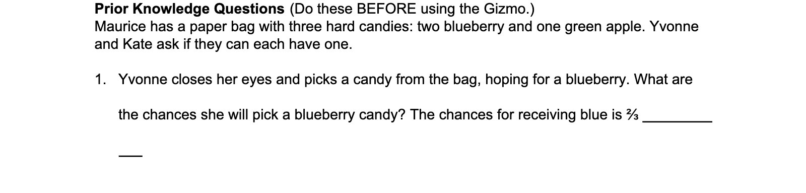 Prior Knowledge Questions (Do these BEFORE using