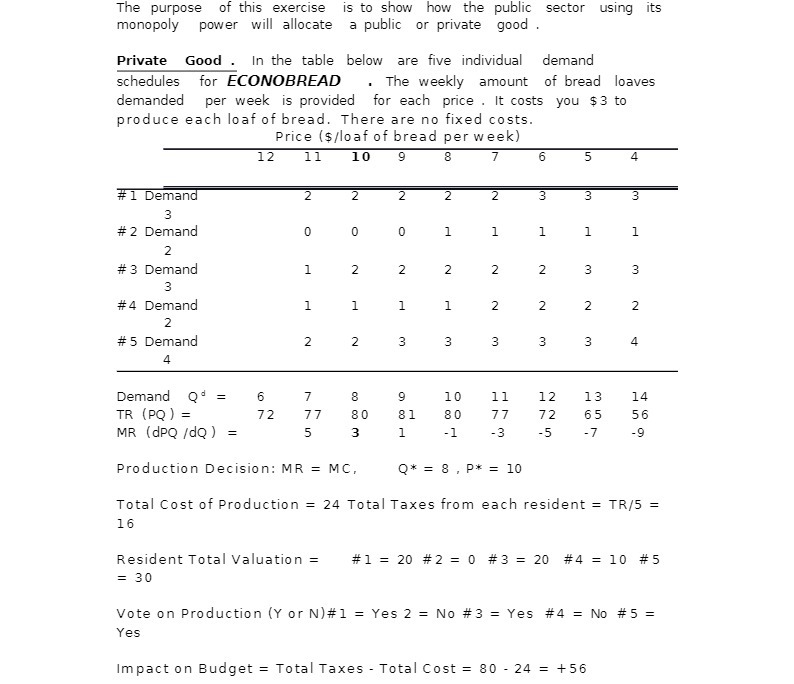 The purpose of this exercise is to show how the