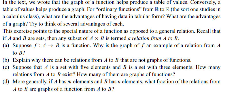 In the text. we wrote that the graph of a