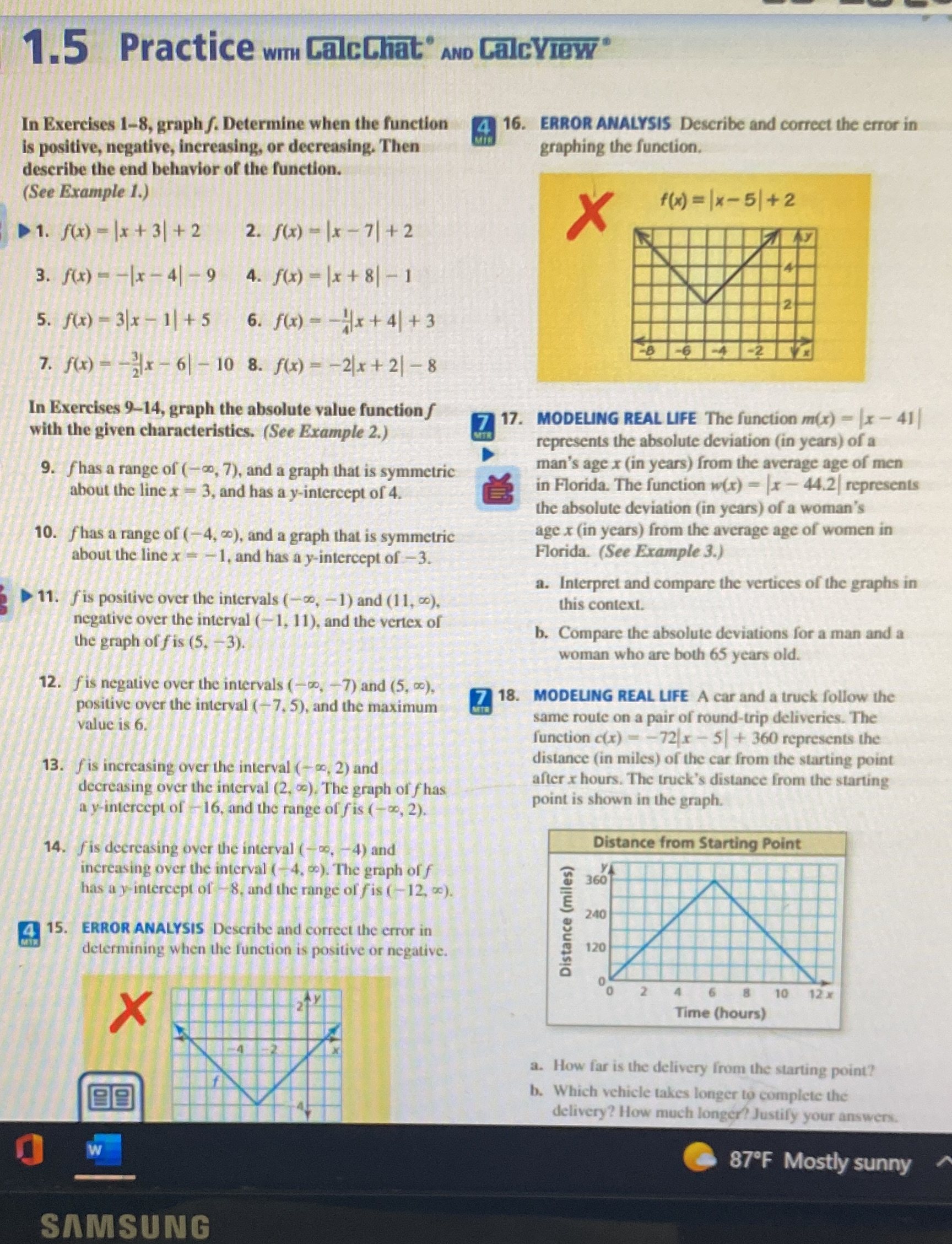 Answer the even number questions only. 2, 4, 6,