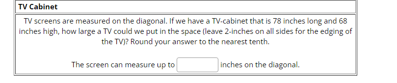 "W screens are measured on the diagonal. If we