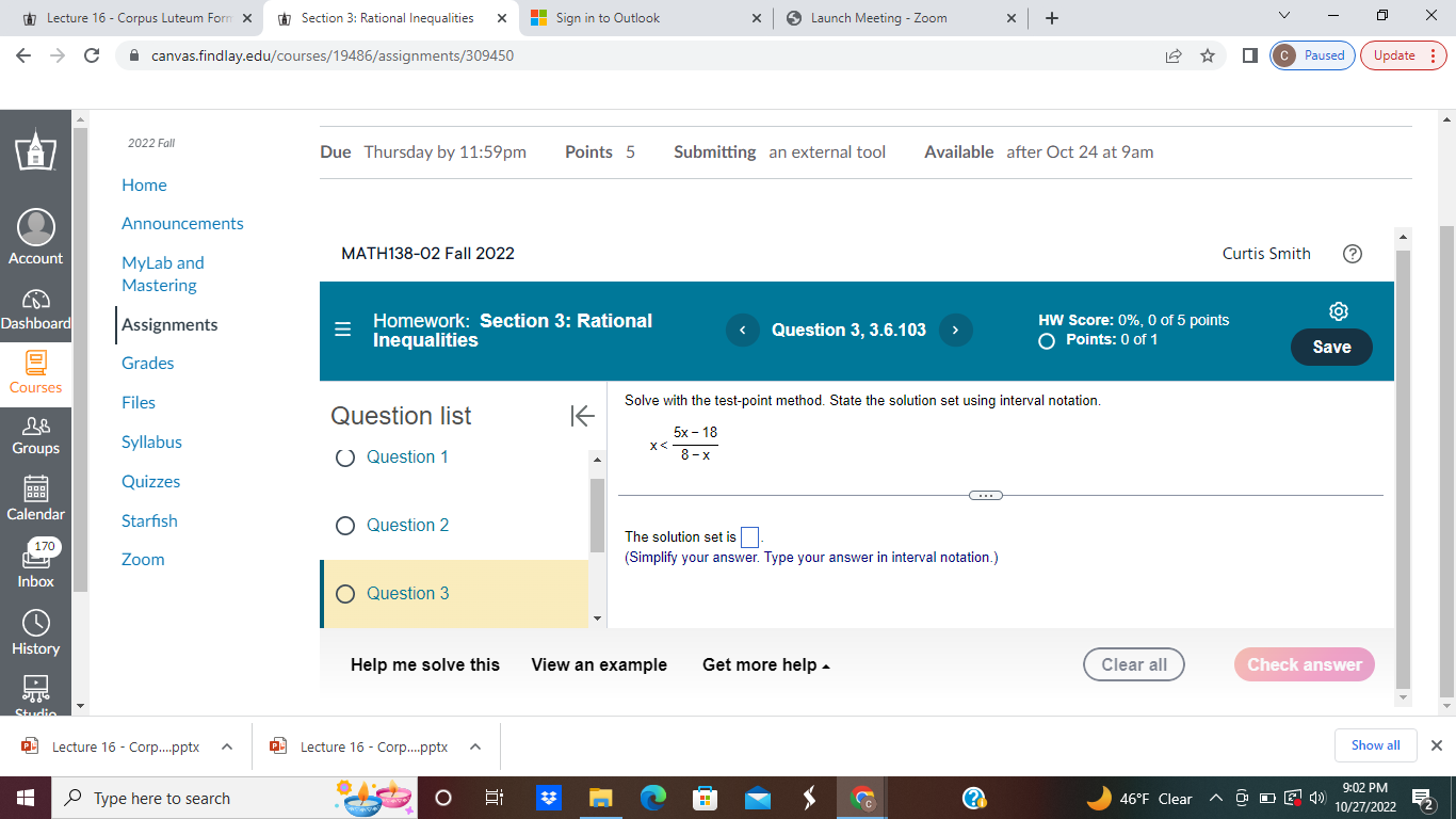 V 17 Lecture 16 - Corpus Luteum Forn X Section 3: